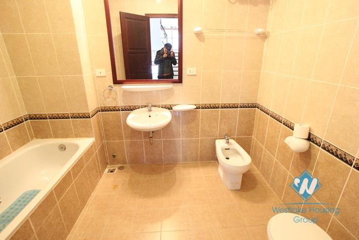 High quality house for rent with garden around in Ciputra area, Tay Ho District, Ha Noi